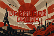 Vanguard Valor - Soviet Typeface, a Sans Serif Font by HipFonts (Thumbnail 1 of 11)