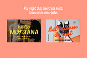 Malibu Nostalgic Mid-Century Sans, a Sans Serif Font by Struvictory.art (Thumbnail 9 of 9)