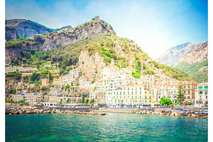 Amalfi coast italy stock photo containing amalfi and coast, an Architecture Photo by Neirfy