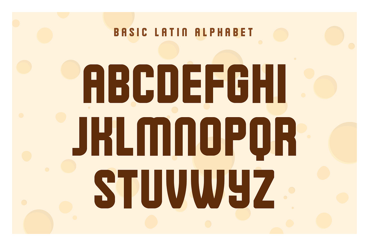 Cheddar Display Font, a Sans Serif Font by alpercakici (Photo 3 of 12)