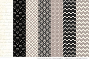 Owls Clipart & Patterns in Black, an Animal Illustration by Amanda Ilkov (Thumbnail 4 of 4)