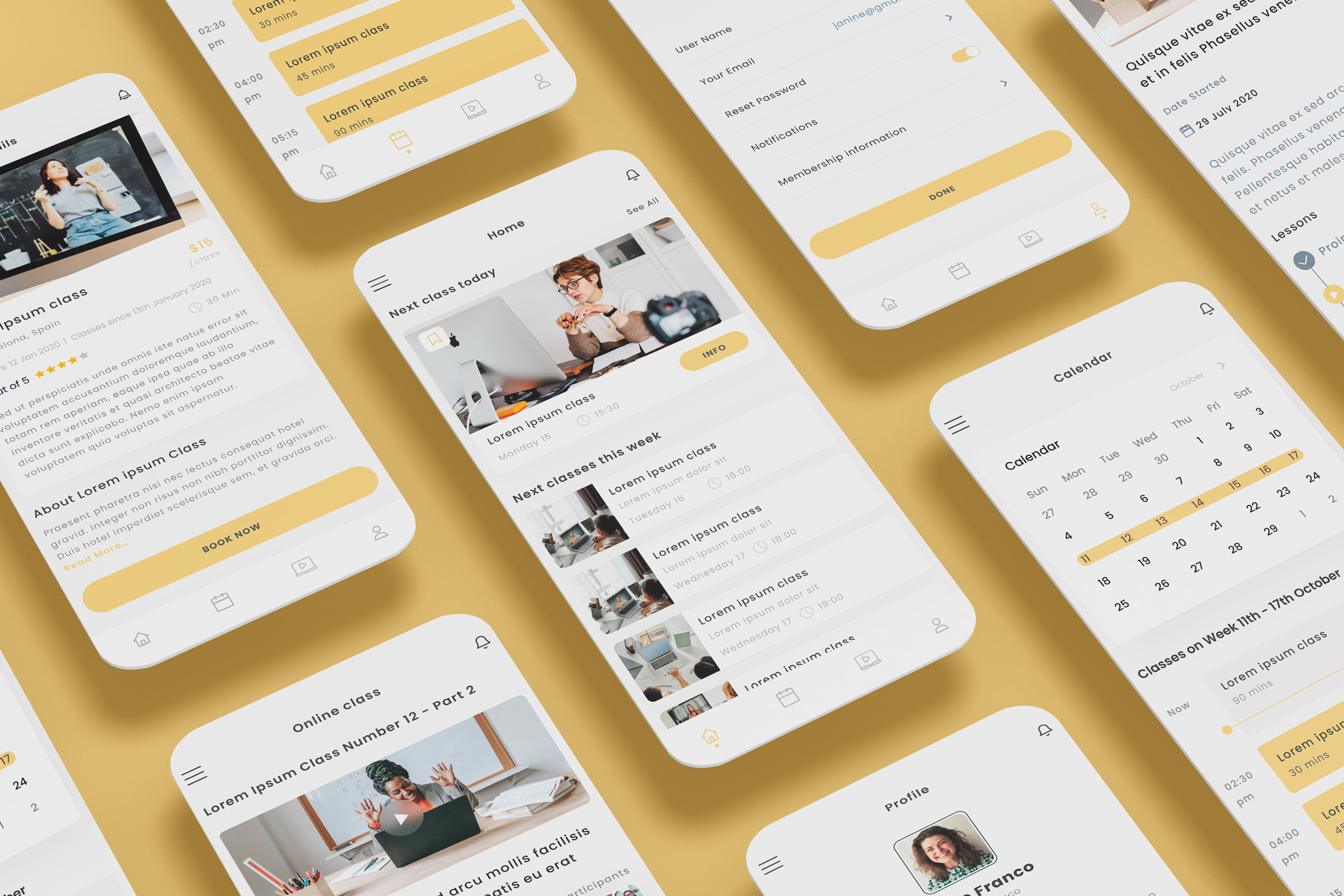 Online Classes, Academy & School App, an App Template by nagaredesignstudio