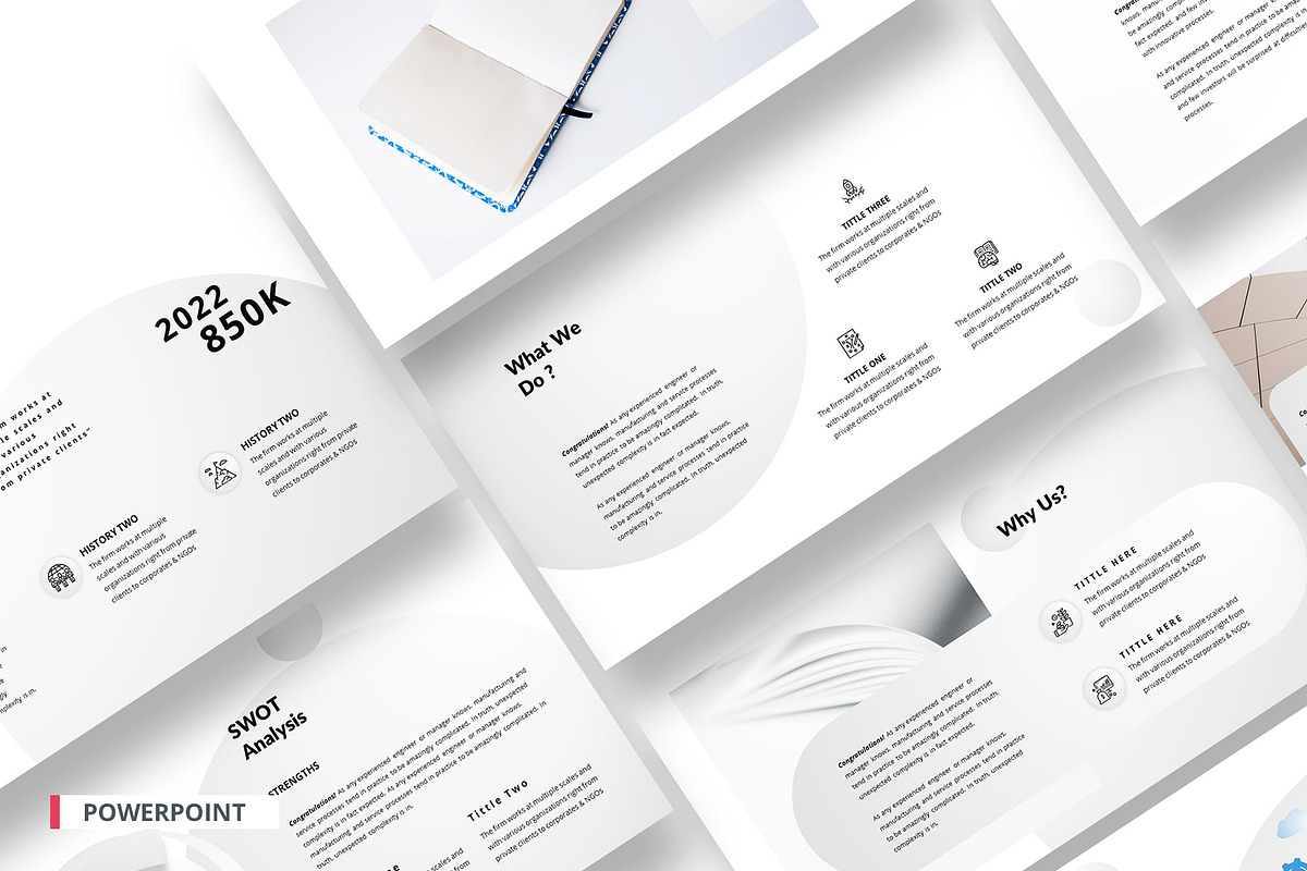 Pitch Deck Web Design Powerpoint, a Presentation Template by temphall (Photo 1 of 8)