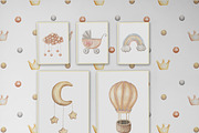 Baby Watercolor Clip Arts, a Decorative Illustration by ViolettaKh (Thumbnail 2 of 10)