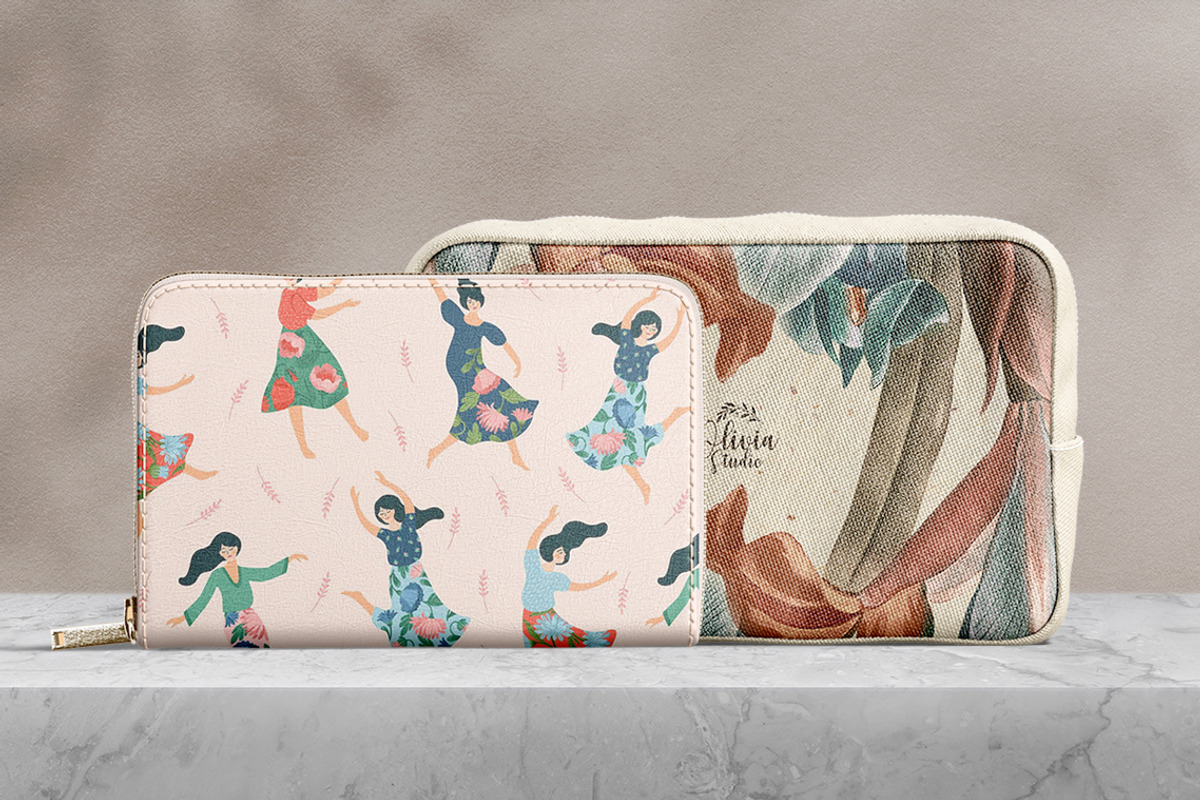 Cosmetic Handbag Mockups, a Merchandise Mockup by rebrandy (Photo 4 of 11)