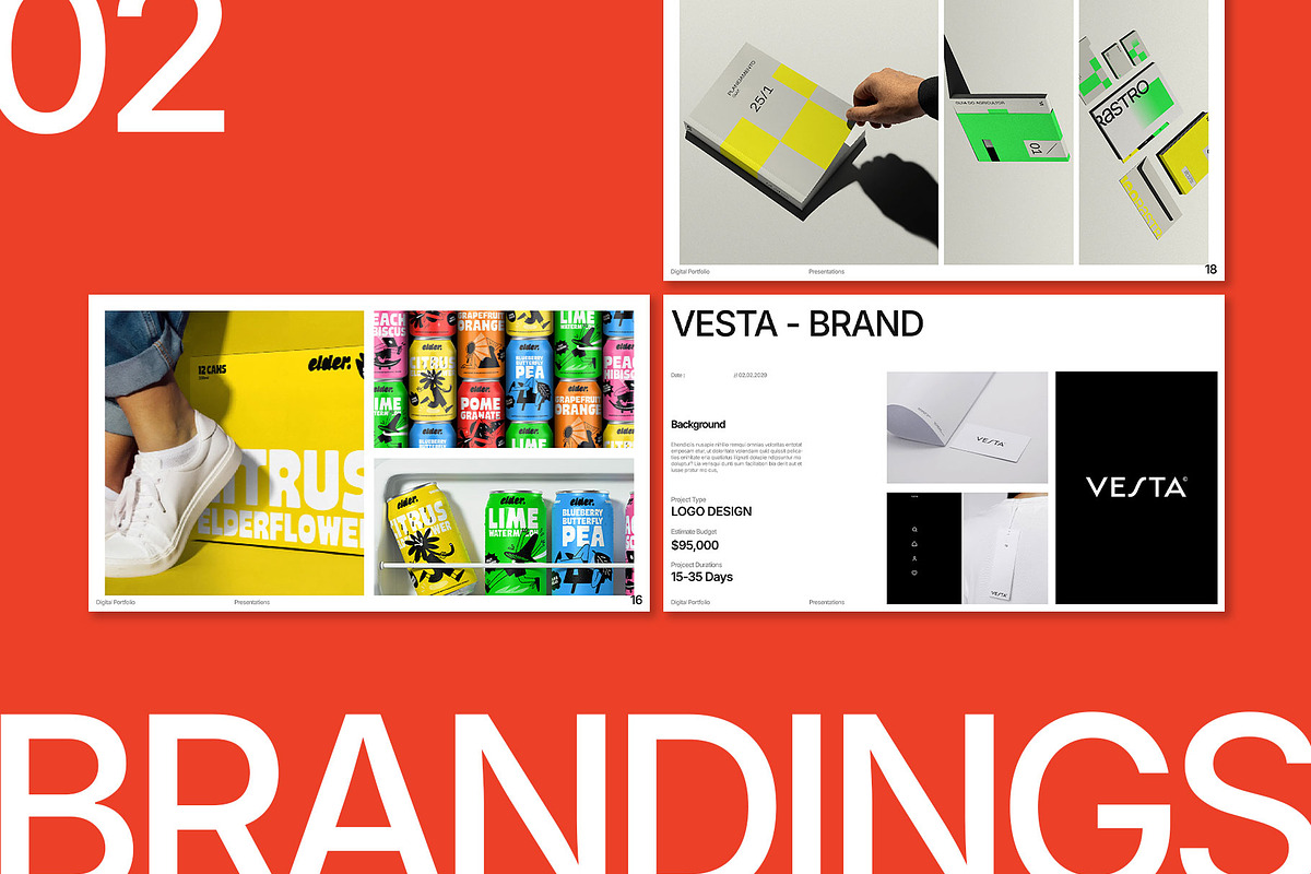 Digital Portfolio Presentation Deck, a Presentation Template by Templeste (Photo 4 of 9)