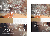 Ripped Paper Collage Poster, a Product Mockup by Custom Scene (Thumbnail 4 of 10)