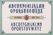 Soft Mouth Victorian Typeface, a Blackletter Font by alit design (Thumbnail 9 of 24)