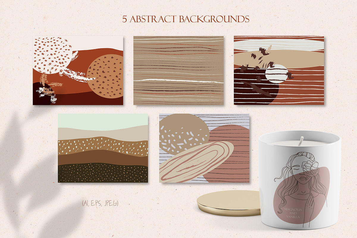 Modern abstract collection, a Decorative Illustration by Scarlet Heath Art (Photo 16 of 22)