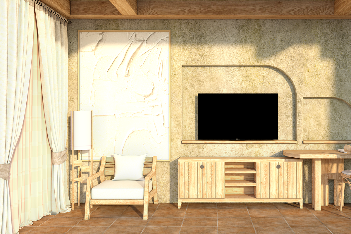 3D Interior Design, Bedroom Mockup, an Architecture 3D Model by Arthitecture Home (Photo 5 of 9)
