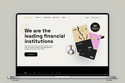 Banking Landing Page Design, a Landing Page Template by UiDex (Thumbnail 4 of 4)
