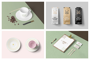 Coffee Stationery Mockups