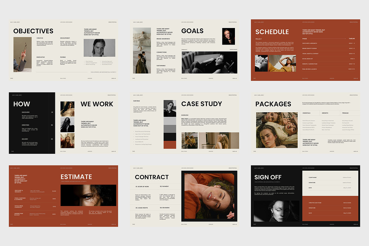 Skal : Brand Proposal Google Slides, a Presentation Template by Punkl Camp (Photo 3 of 4)