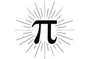Pi Day Math Icons Quotes Set, an Illustration by Designer_Momina (Thumbnail 10 of 13)