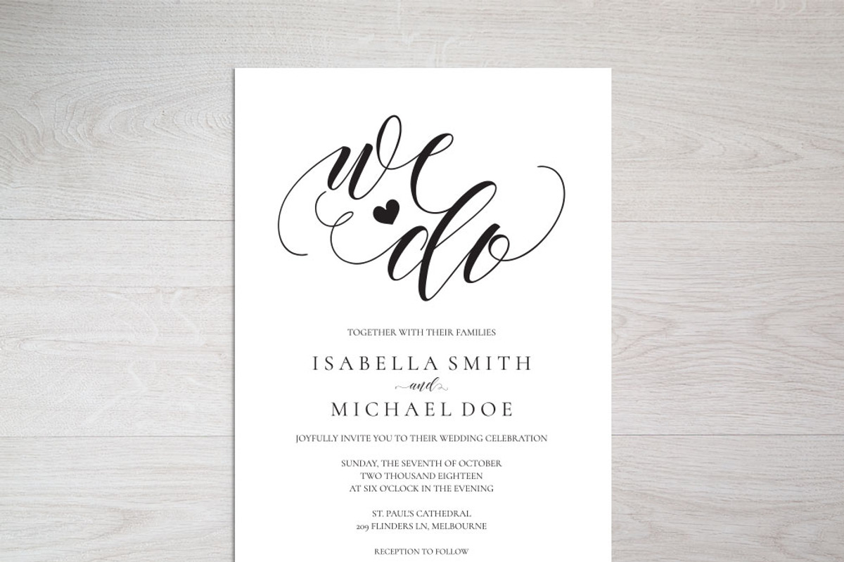 Invitation Template SHR434, an Invitation Template by Shafura_Wedding (Photo 3 of 5)