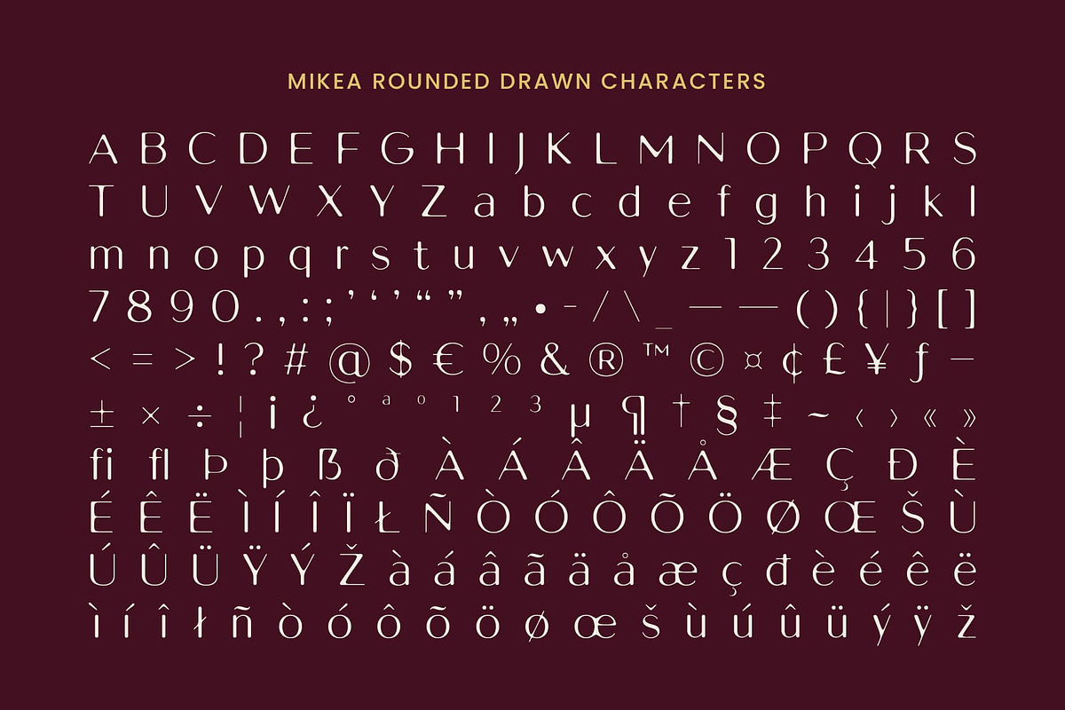 Mikea Rounded Drawn, a Sans Serif Font by Craft Supply Co. (Photo 8 of 8)