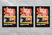 Black End of Year Sale Flyer Set, a Flyer Template by Aiyari Graphic (Thumbnail 3 of 3)