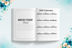 2023 Monthly Student Planner