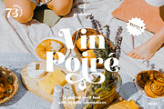 VinPoiré - Vintage font, a Serif Font by ClevUs (Thumbnail 1 of 12)
