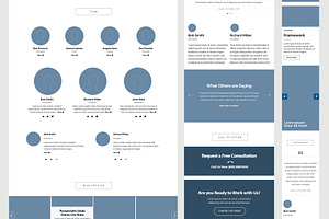 UX Assets Website Wireframe