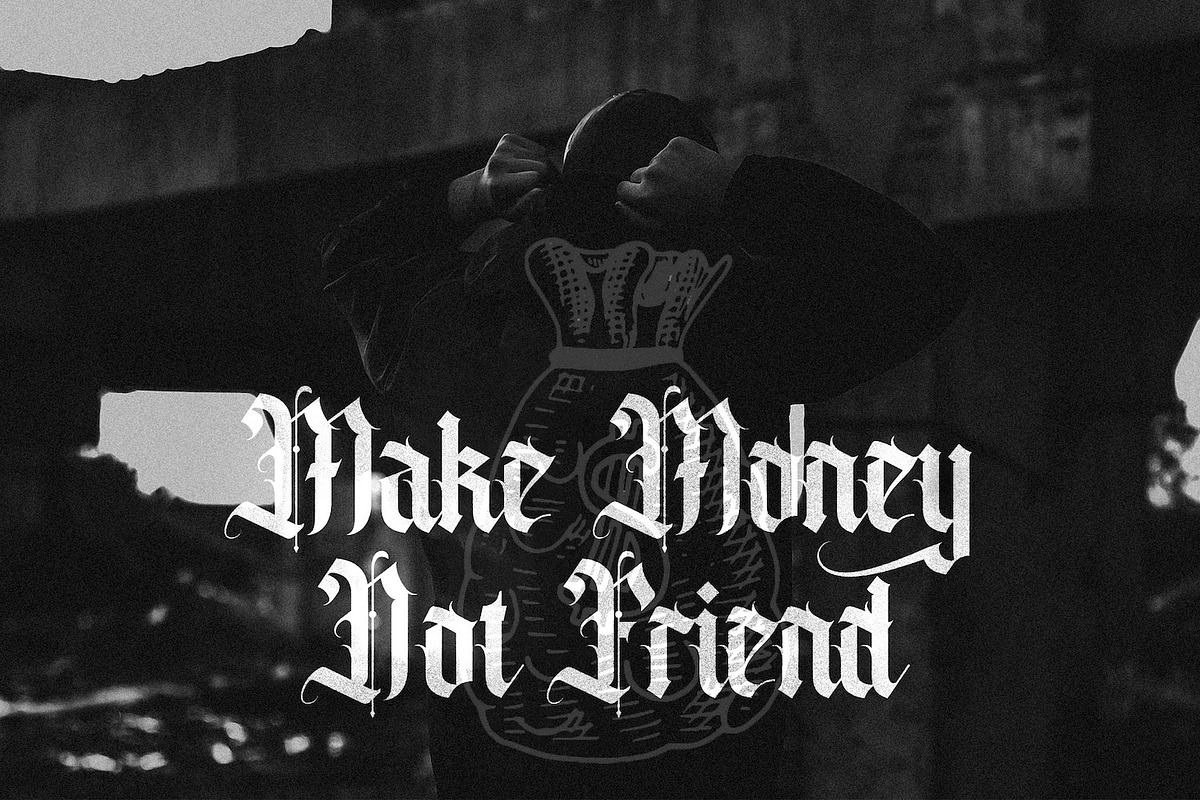 Silafejira - Blackletter Font, a Blackletter Font by StringLabs (Photo 4 of 11)