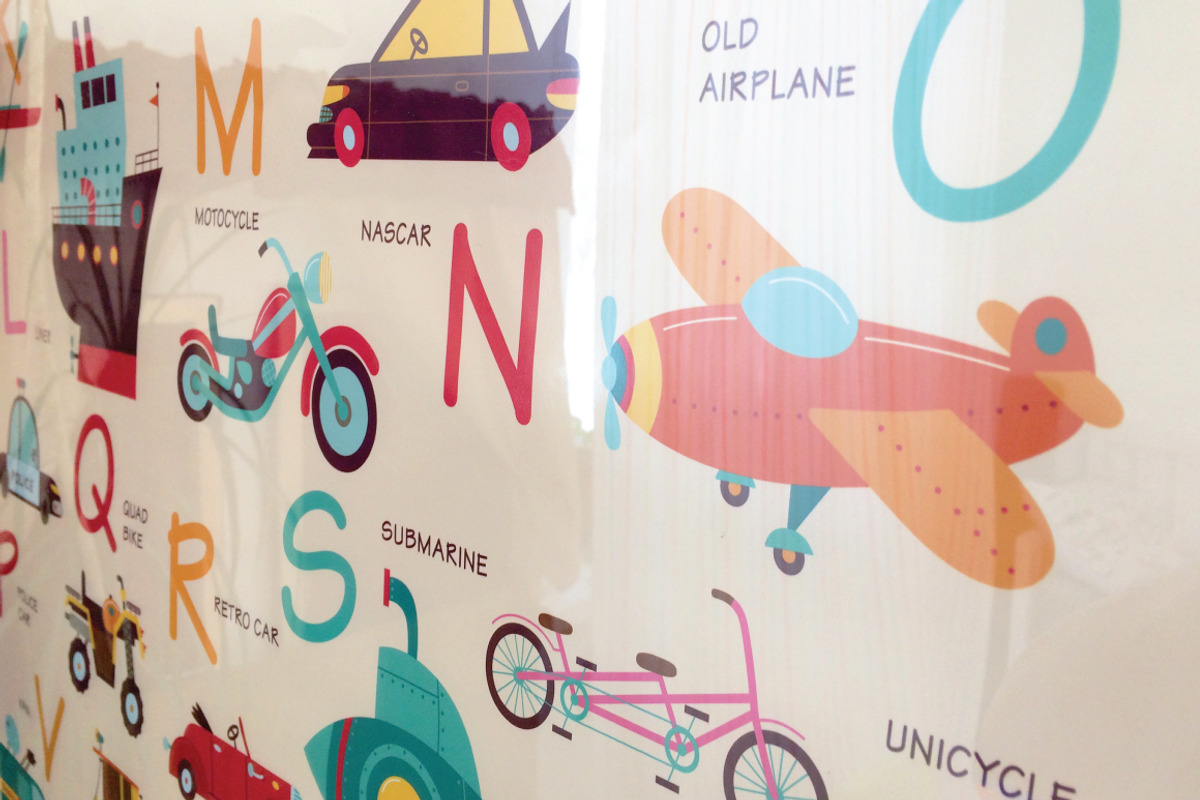 ABC for kids. Transport, a Decorative Illustration by Alena Razumova (Photo 4 of 5)
