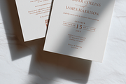 White Neutral Duo Invitation Mockup, a Product Mockup by Serenefeeling (Thumbnail 4 of 6)