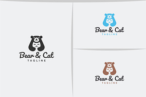 Bear And Cat Logo