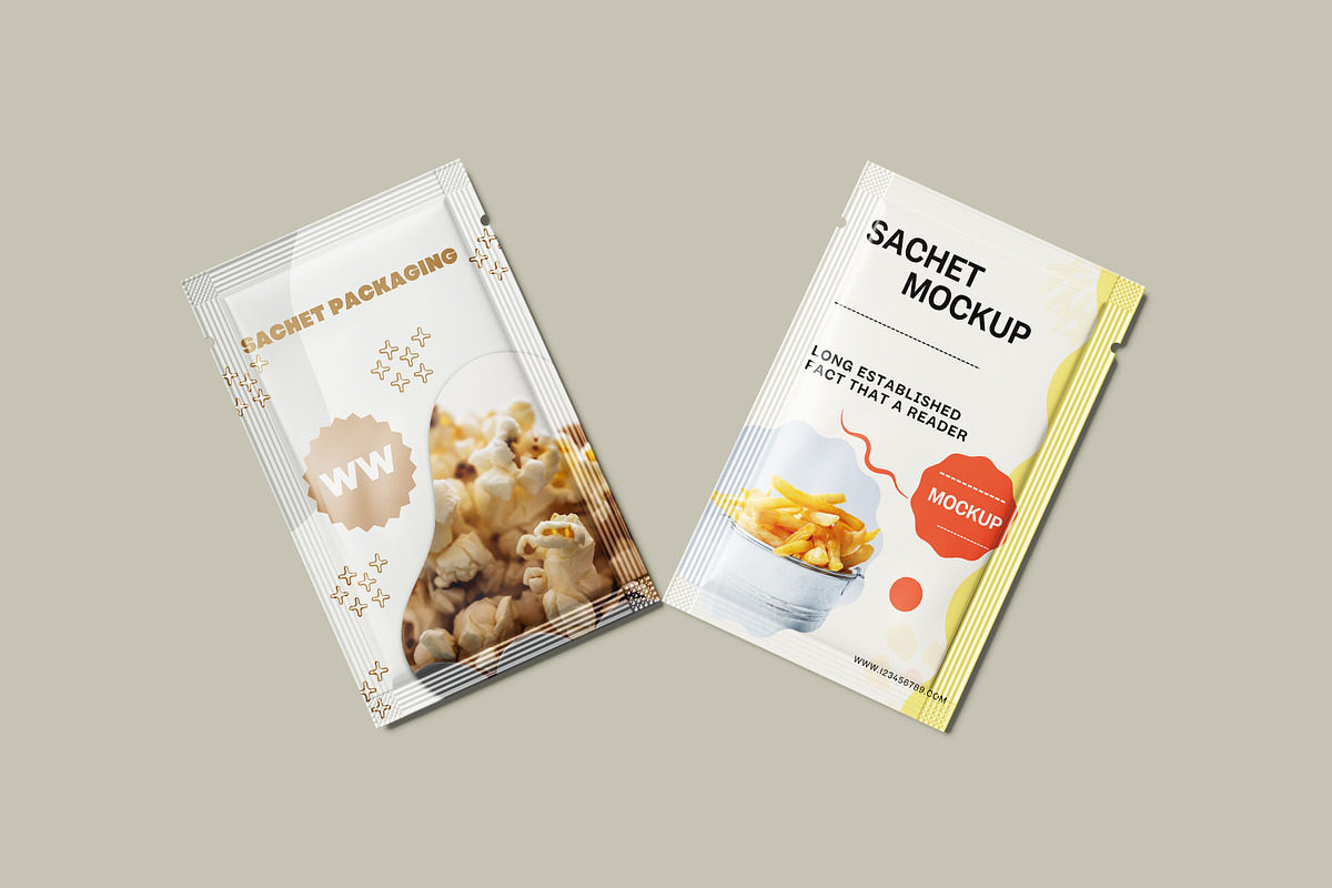 Sachet Mockup, a Packaging Mockup by NyakBiett (Photo 7 of 8)