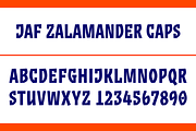 JAF Zalamander Caps, a Sans Serif Font by Just Another Foundry (Thumbnail 1 of 3)