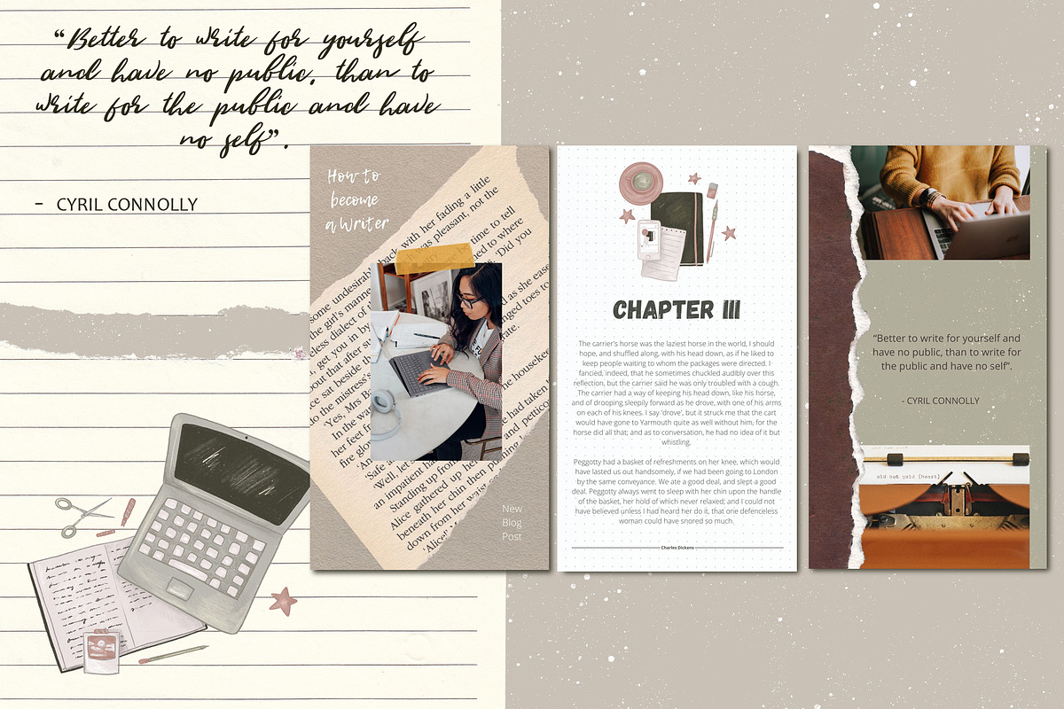 Author Social Media Pack for CANVA, a Social Media Template by Scarlet Heath Art (Photo 17 of 20)