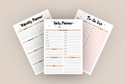 Daily Weekly Monthly Planner Pack, a Stationery Template by Amit Debnath (Thumbnail 4 of 4)