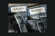 MUSE BLEU | Denim Label Mockups, a Bottom Mockup by Duet Atelier (Thumbnail 5 of 7)