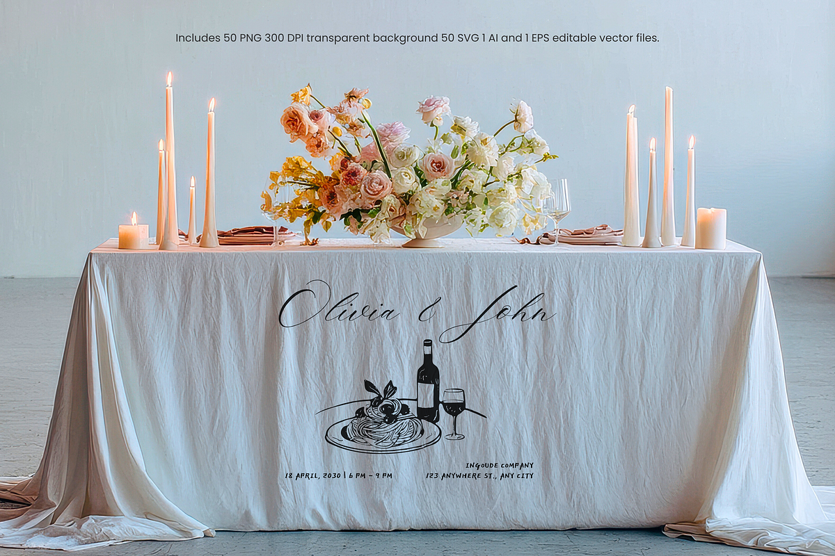 Not Just Wedding: 50 Ink Pack, a Decorative Illustration by Veyla (Photo 6 of 15)