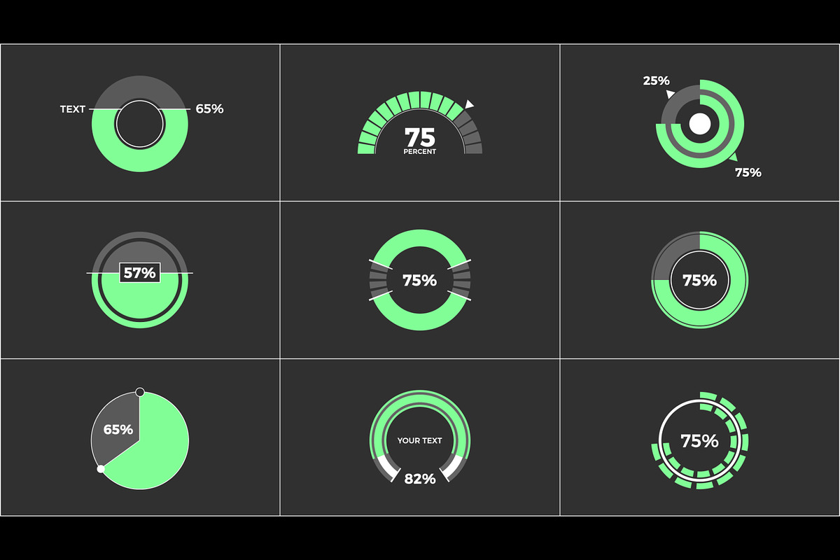 Circle Infographics (After Effects), a Templates & Theme by MinnaPicture (Photo 2 of 2)