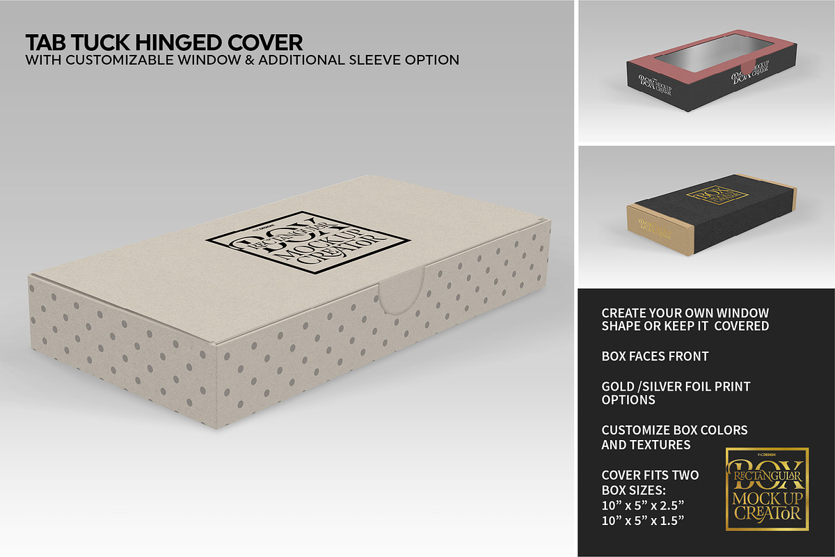 Rectangular Box Mock Up Creator, a Packaging Mockup by INCDesign (Photo 8 of 44)