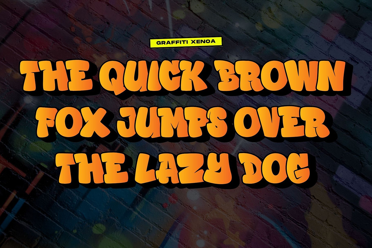 Graffiti Xenoa - Graffiti Bombing, a Handwritten Font by Nirmana Visual (Photo 2 of 6)