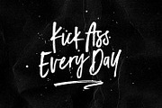 Black Diamond Brush Font, a Script Font by Sam Parrett (Thumbnail 4 of 9)