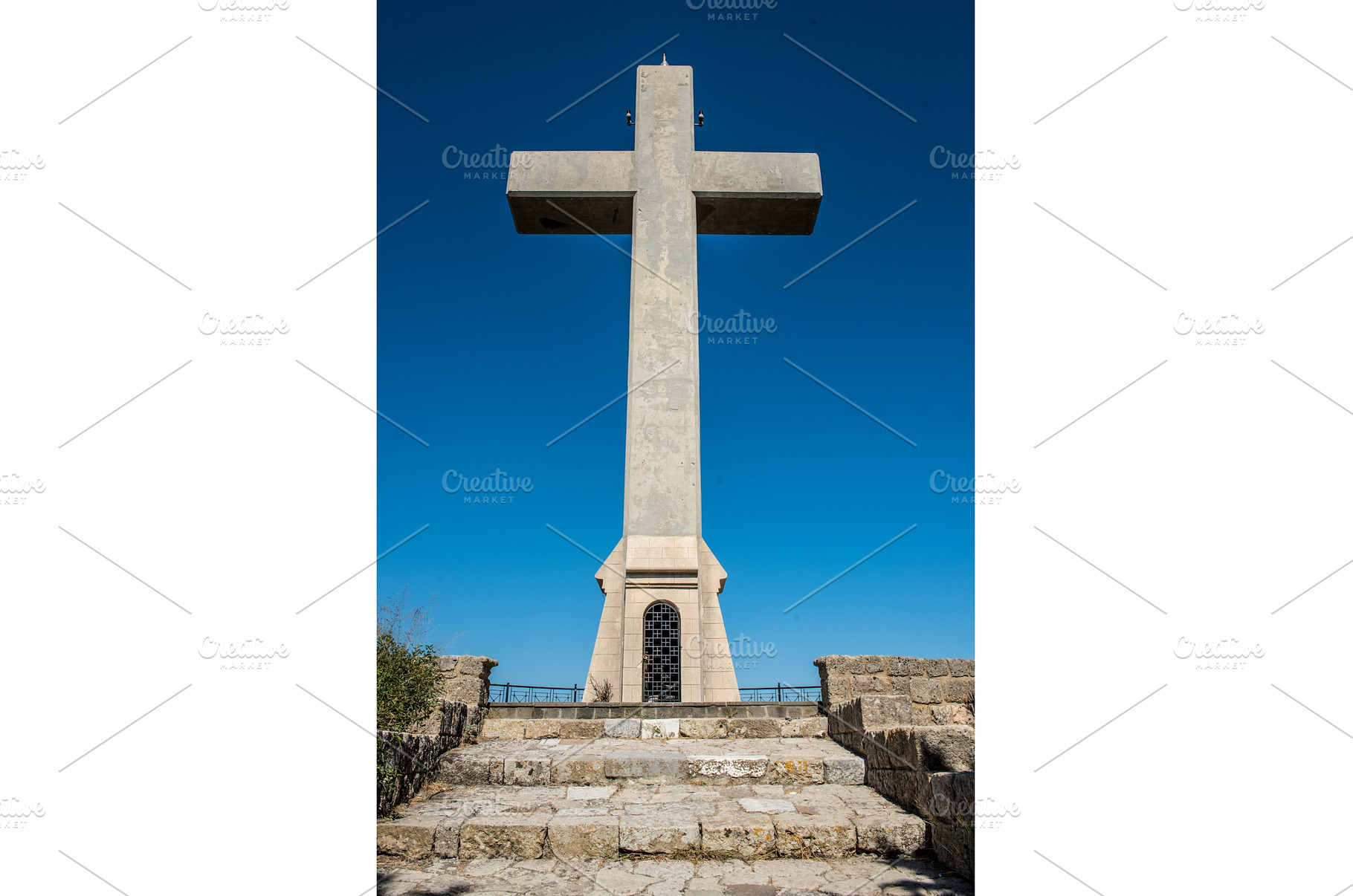 Filerimos Cross pilgrimage site and, a Nature Photo by COLORFUL
