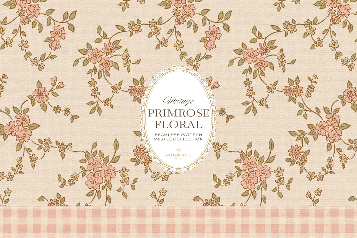 Vintage Ditsy Floral Pastel Patterns, a Pattern Graphic by Eclectic Anthology (Photo 1 of 13)