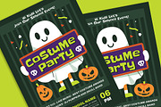 Kids Halloween Party Flyer Template, a Flyer Template by Gumico Studio. (Thumbnail 2 of 3)