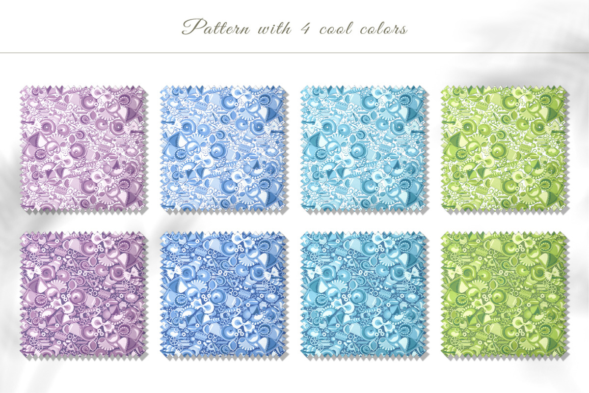 Seamless pattern of Italian pasta 4, a Pattern Graphic by Yummy (Photo 5 of 7)