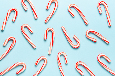Christmas candy cane stock photo containing cane and background, a Holiday Photo by Olena Rudo