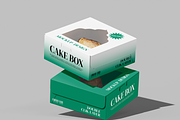 Cake Box Mockup, a Packaging Mockup by Permadi Creative (Thumbnail 3 of 3)