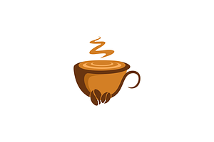 Vector Premium Coffee Logo Design