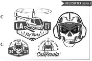 22 in 1 Helicopter emblems and logo, a Technology Illustration by Hadanello88 (Thumbnail 4 of 4)