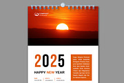 Wall Calendar 2025 Design Template, a Stationery Template by ContestDesign (Thumbnail 2 of 5)