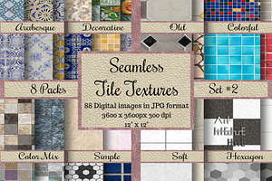 88 Seamless Tile Textures - Set 2