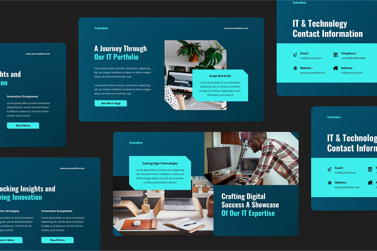 IT & Technology Powerpoint, a Presentation Template by Annora Studio (Photo 5 of 5)