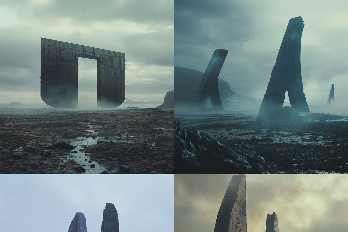 439 MJ Dark Sci-fi Prompts: Vol 4, a Background Graphic by Sevenstyles (Photo 6 of 16)
